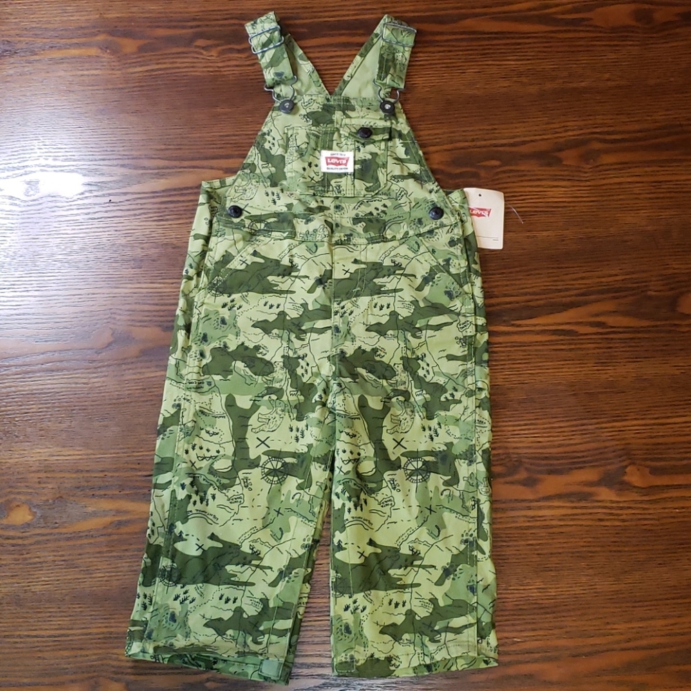 Levi's Boy's Green Overalls size 24 months